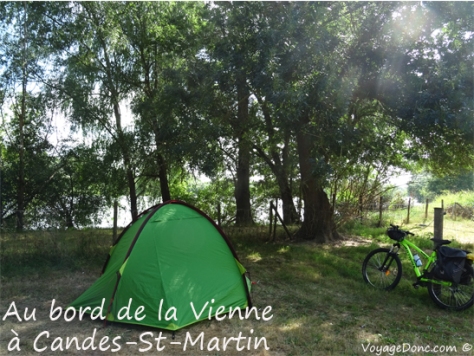 saint martin candes vienne vélo camping